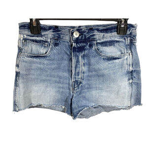 3×1 NYC Aberdeen High Rise Button Fly Cut Off Denim Shorts Sz 25